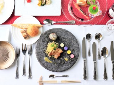 【一泊二食】シェフおすすめ旬の別府フレンチコース【Bistro Vent nouveau】 S25